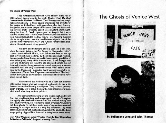 The Ghosts of Venice West Cover